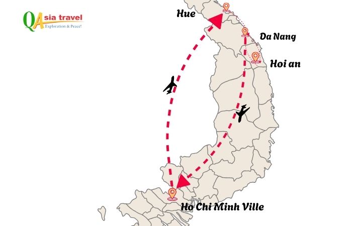 Centre du Vietnam en 6 jours – Entre Lanternes, Mer et Métropole
