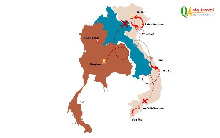 Circuit Asie du Sud-Est – Thaïlande et Vietnam une mosaïque de paysages en 14 jours
