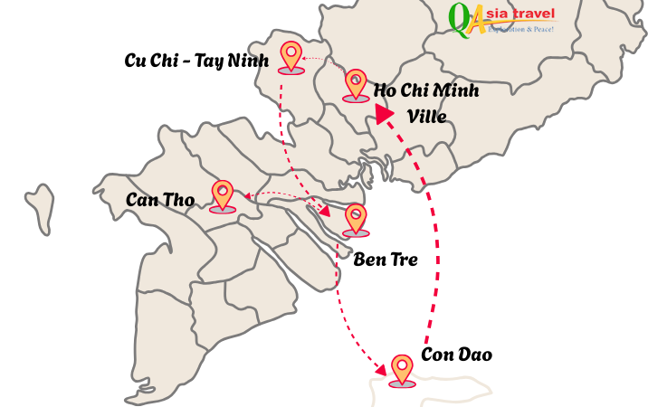 Delta du Mékong et Côn Đảo voyage indispensable en 10 jours