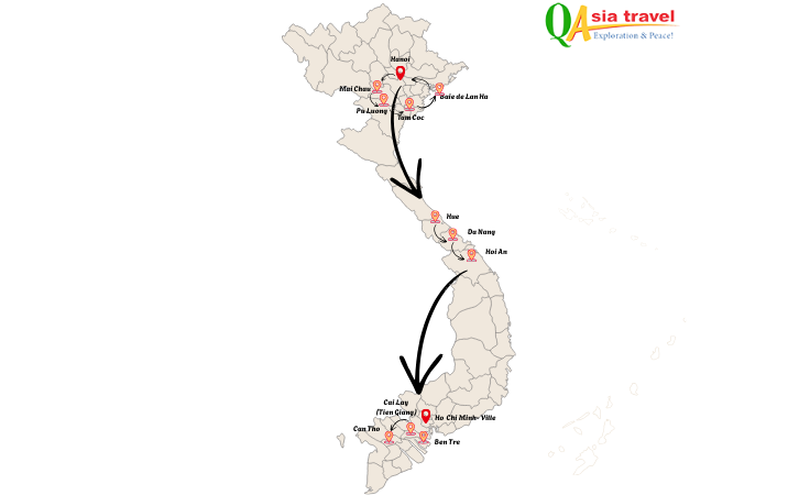 Panorama complet du Vietnam en 14 jours culture, nature et patrimoine