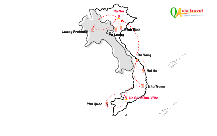 Vietnam et Laos en 22 jours – Une aventure inoubliable, fluide et 100% authentique