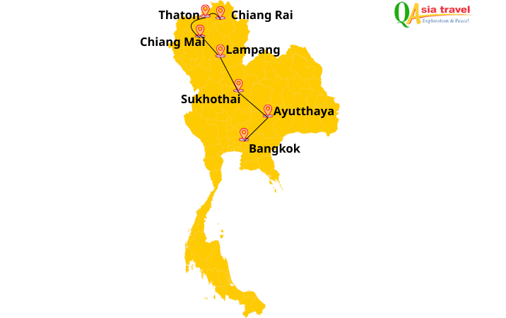 Trésors cachés du Nord thaïlandais – Circuit 12 jours