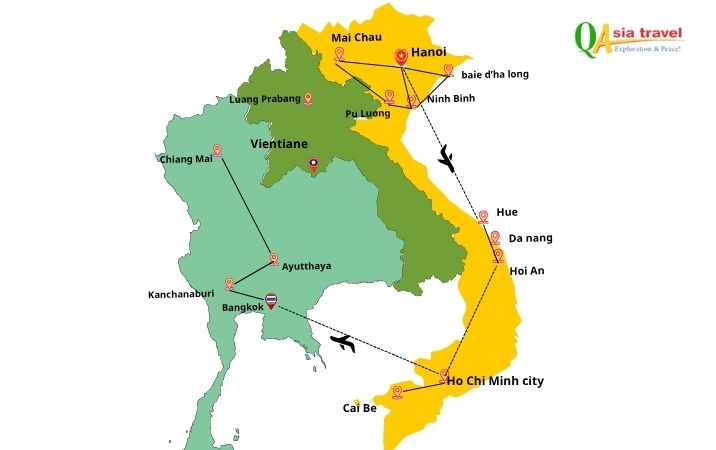 Circuit combiné Vietnam – Thaïlande 21 jours d’évasion (1)