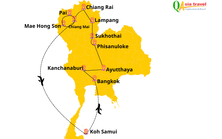 Grand tour de Thailande en 3 semaines