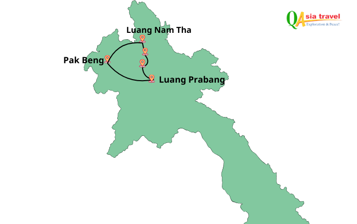 Nord du Laos en 12 Jours : À la Découverte de Luang Prabang et des villages authentiques


