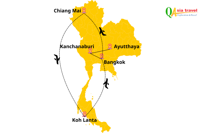 Lune de miel en Thailande