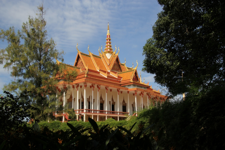Visite des temples bouddhistes de Kratie