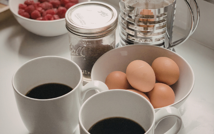 Comment obtenir une tasse de café aux œufs