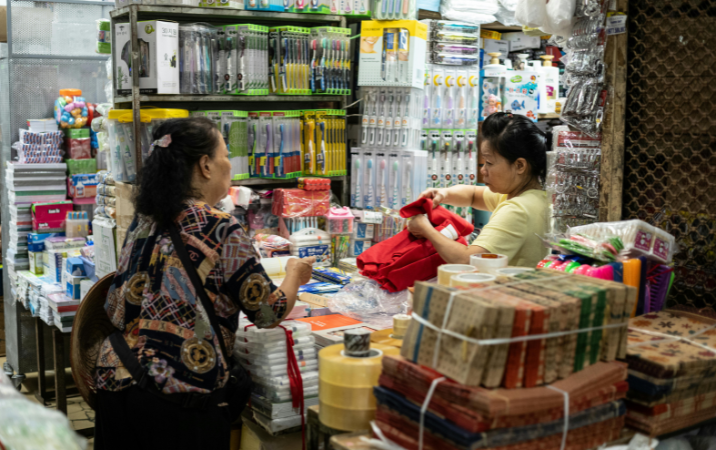 Explorer le marché de Dong Xuan
