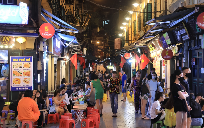 Flâner dans le vieux quartier de Hanoi