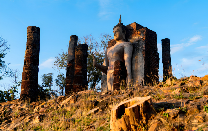 Wat Saphan Hin – Vue panoramique