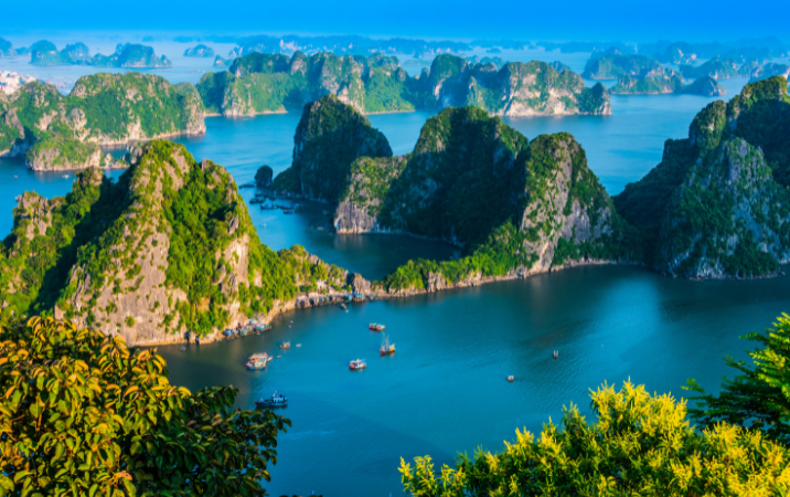 la baie d’Halong